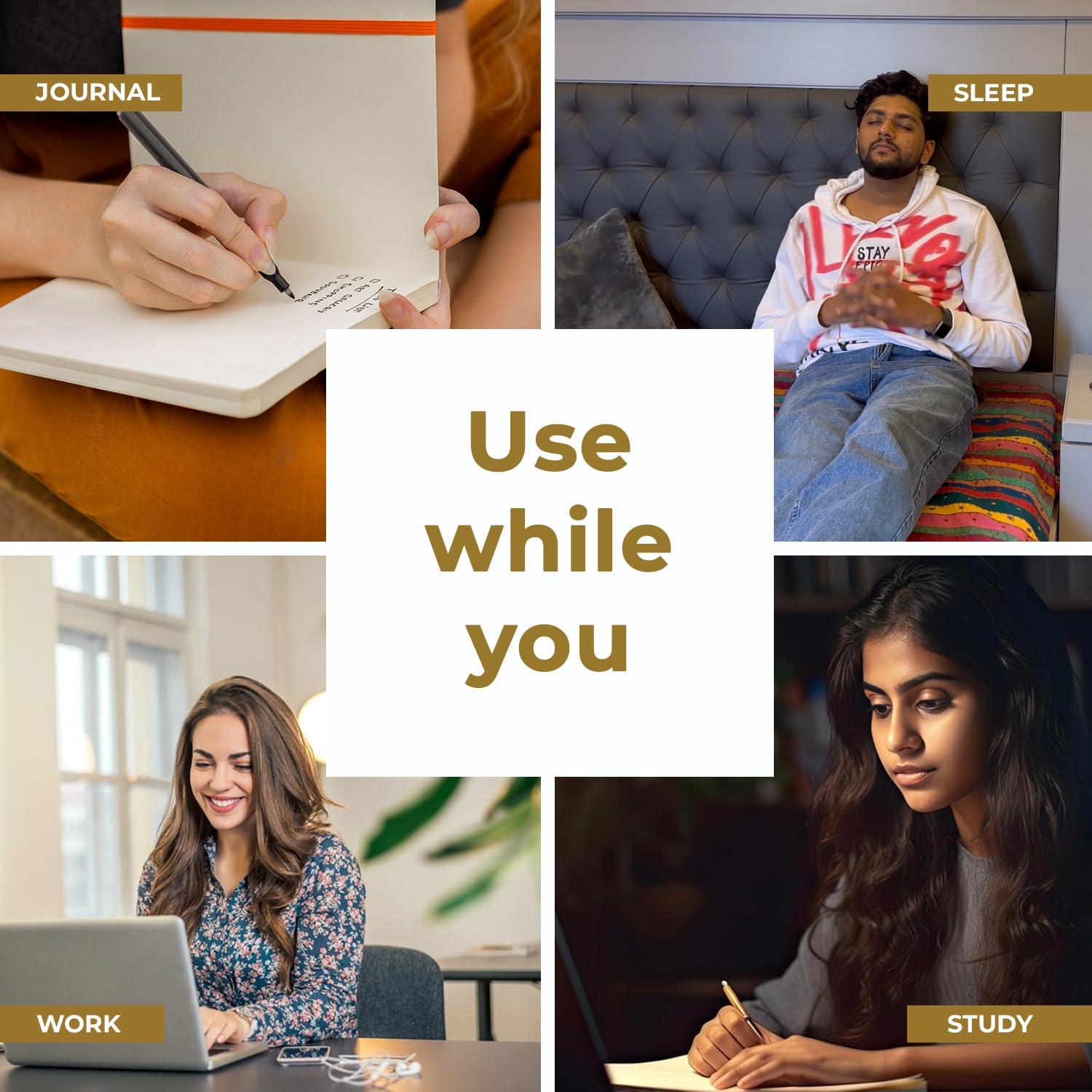 EKAM EKAM Mood Energizer Aroma Air Freshener Plug-in Kit | Ideal For Home, Office, Gym, Shop & Bathroom | Eco Friendly | (Package Contains - 1 Warmer + 1 Refill) For Positivity