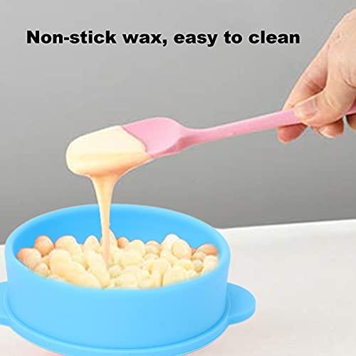 Byged Waxing Bowl, Compact Portable Removable Wax Pot Eco Friendly Slicone Safe Non Toxic for Wax Warmer for Home for Beauty Salon(blue)