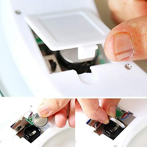 Naivete Naivete Nika Plastic and Toughened Glass Digital LCD Electronic Weighing Scale (8 mm, Transparent with Colored Strip)