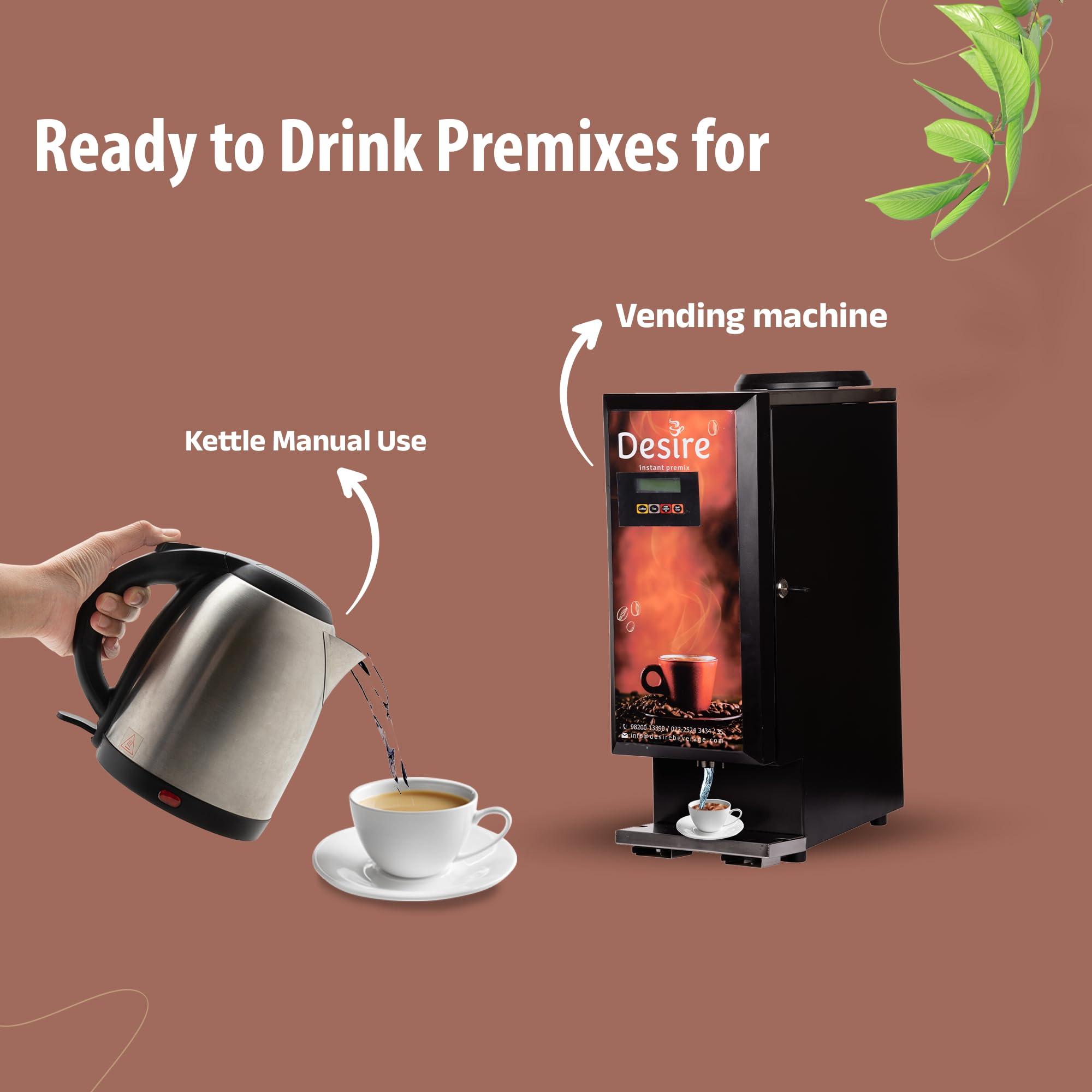 Desire Desire Instant Premix Coffee (1 Kg Pack of 2)