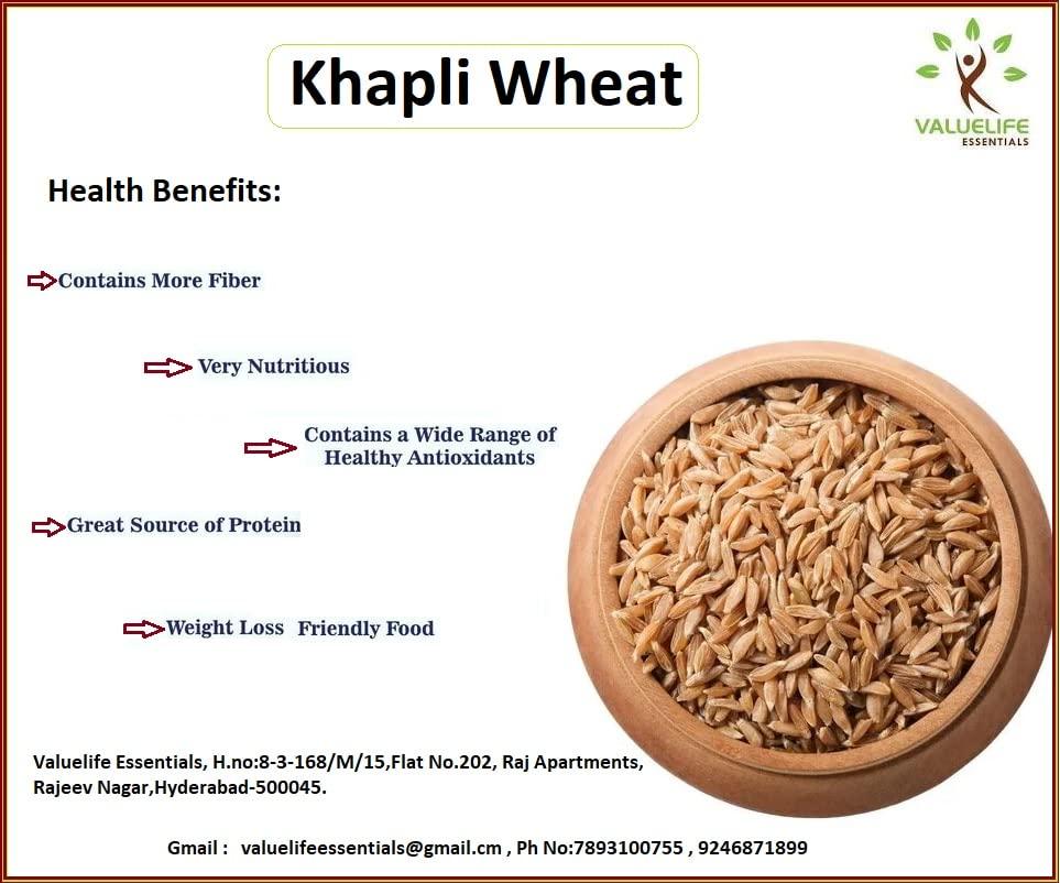 Value Life Valuelife Khapli Wheat/Emmer Wheat (990g)