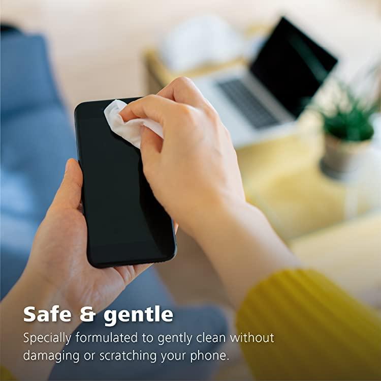 Zeiss ZEISS Smartphone Wipes 60 Count - Pack of 1| Perfect Screen Cleaner for Smartphones, Mobile Phone, Laptops, Tablets, TVs and other screen devices