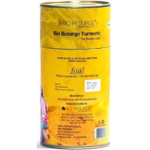 BIO RESURGE LIFE BIO RESURGE LIFE Turmeric Pure and unadulterated haldi with high Curcumin Percentage of 5%