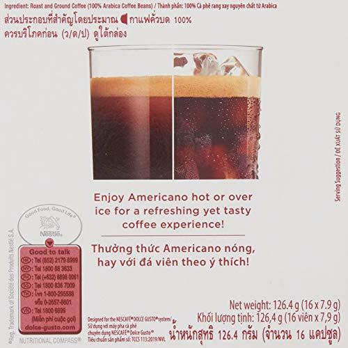 Dolce Gusto Dolce Gusto Americano Roast & Ground Coffee 16 Capsule Box, 160g
