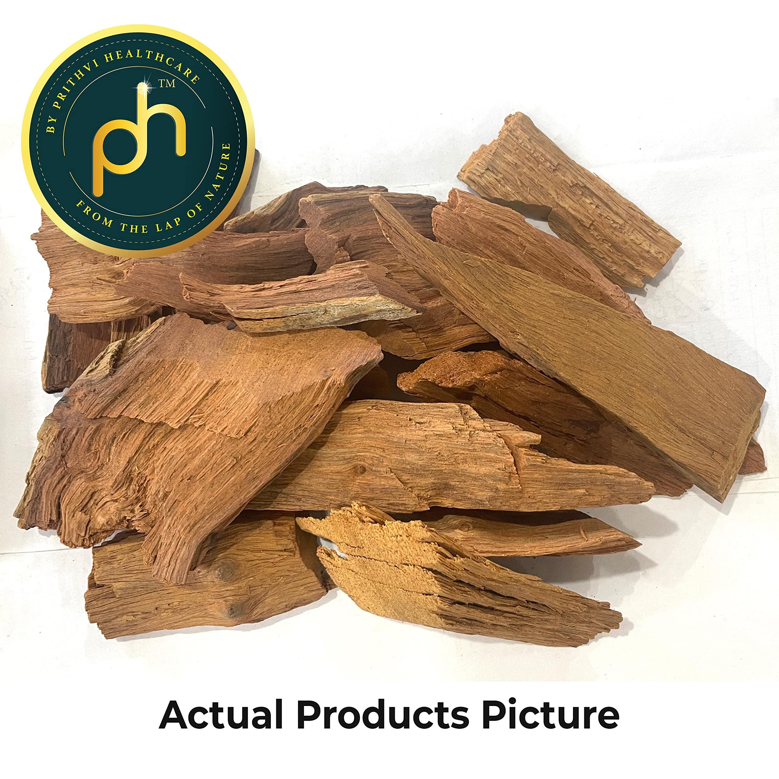 PH PHs Organic Vijaysar Ki Lakdi 200gm Vijaysar wood | BarkIndian Kino Pterocarpus Marsupium | Good for Diabetes and liver management | Prevents hairs greying