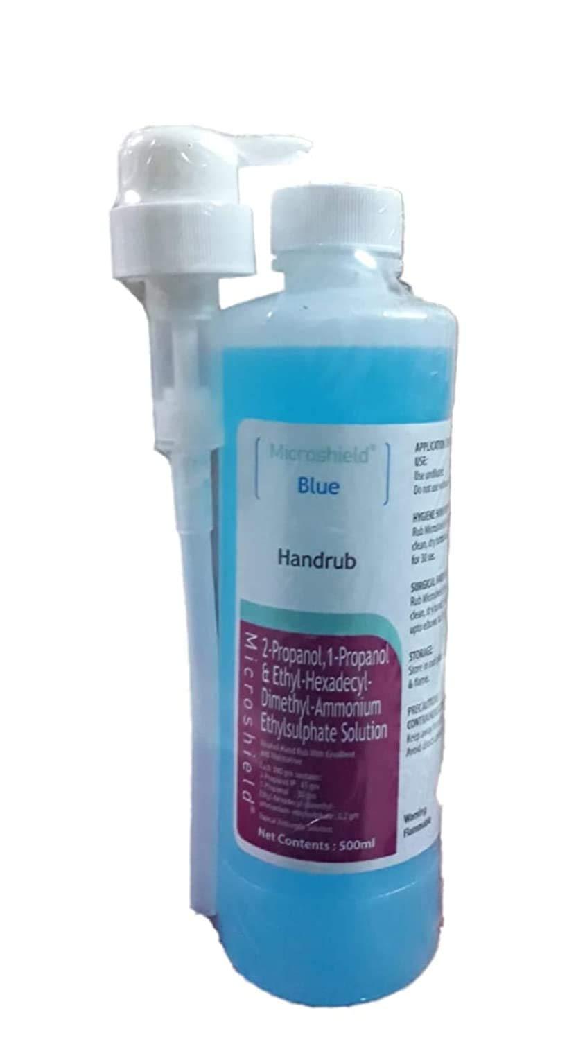 Microshield Microshield Handrub Blue-500 ML(Pack of 2)