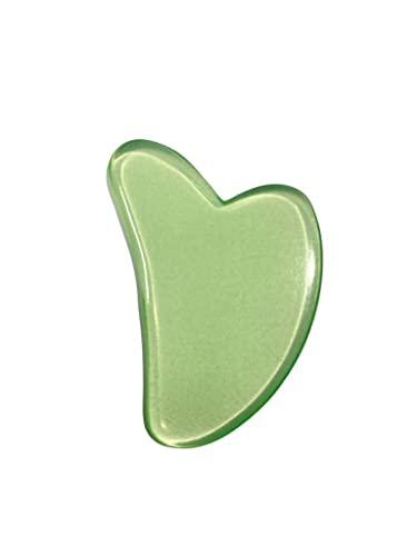 POWEREST POWEREST Plastic Gua Sha Massage Tool for Face Massager Skin Scraping Massager Gua Sha Board for for Face Body Skin Spooning/SPA/Neck Relax/Soft Tissue (GREEN)