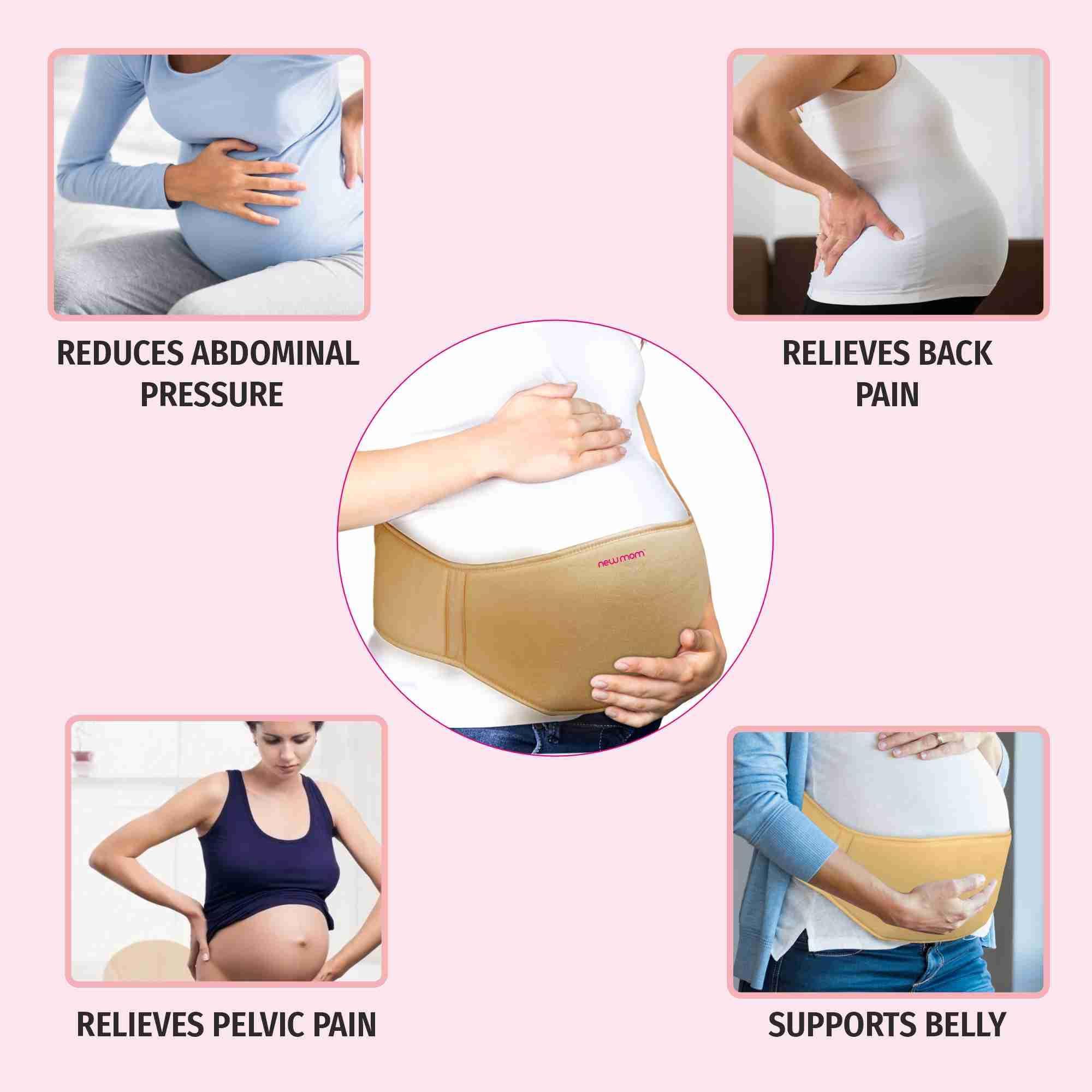 NewMom NewMom Maternity Binder | Pregnancy Support Belt | Gently Lift Weight Off Your Lower Back | Belly Band for Pregnancy