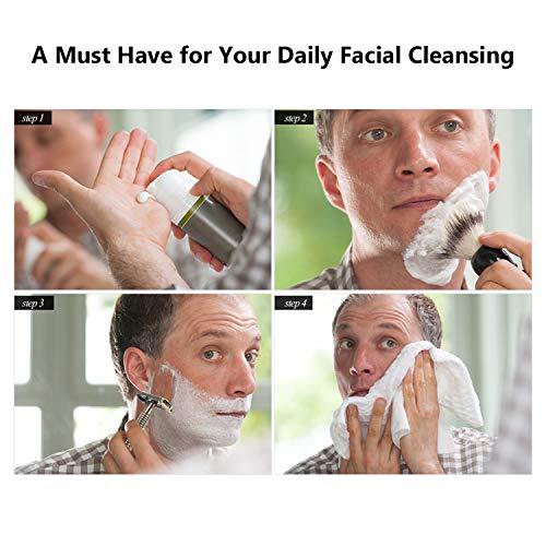 Layfuz Metal Double-Edged Shaving Razor Safety Beard Razor Manual Mustache Removal Traditional Shaving Tool for Hotel Home Travel