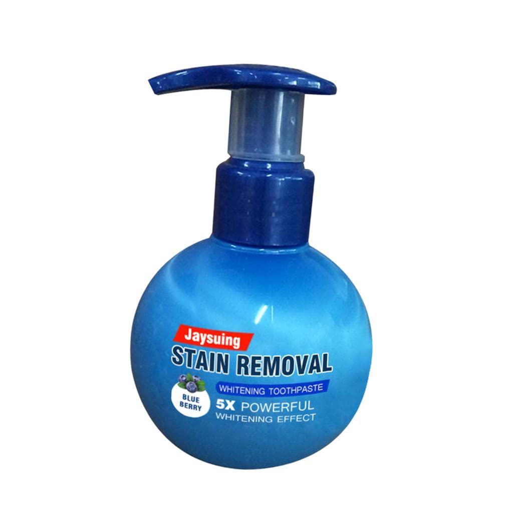 JAZZY PEARLS JAZZY PEARLS Stain Removal Whitening Toothpaste Fight Bleeding Gums Fresh Blueberry
