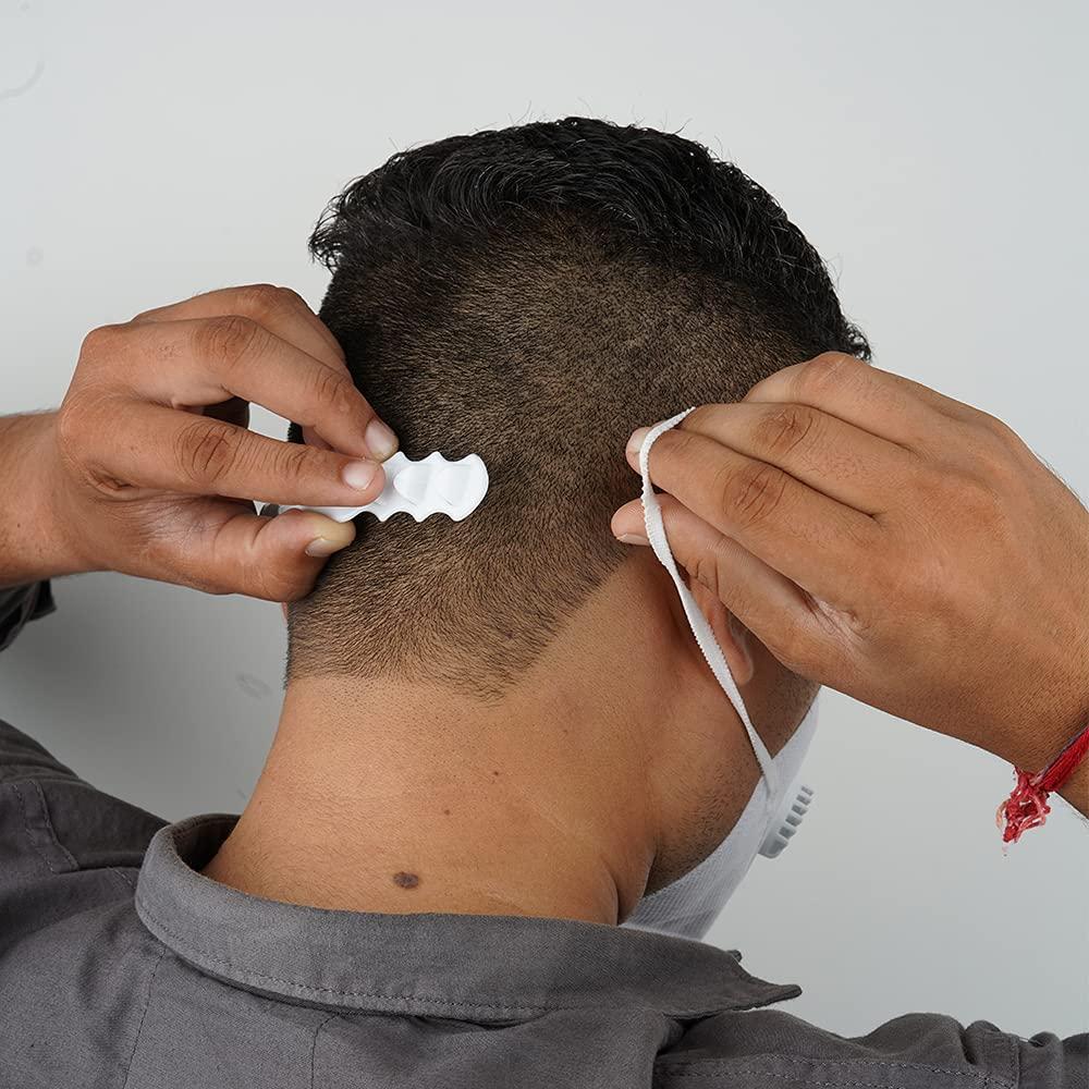 Primelife Primelife Mask Extender Strap Ear Savers for Masks Universal Size Mask Holder 4 Adjustment Slots Compatible with Cloth Mask For Kids and Adults Mask Strap Pack of 12 - Multicolour (M-E - 12)