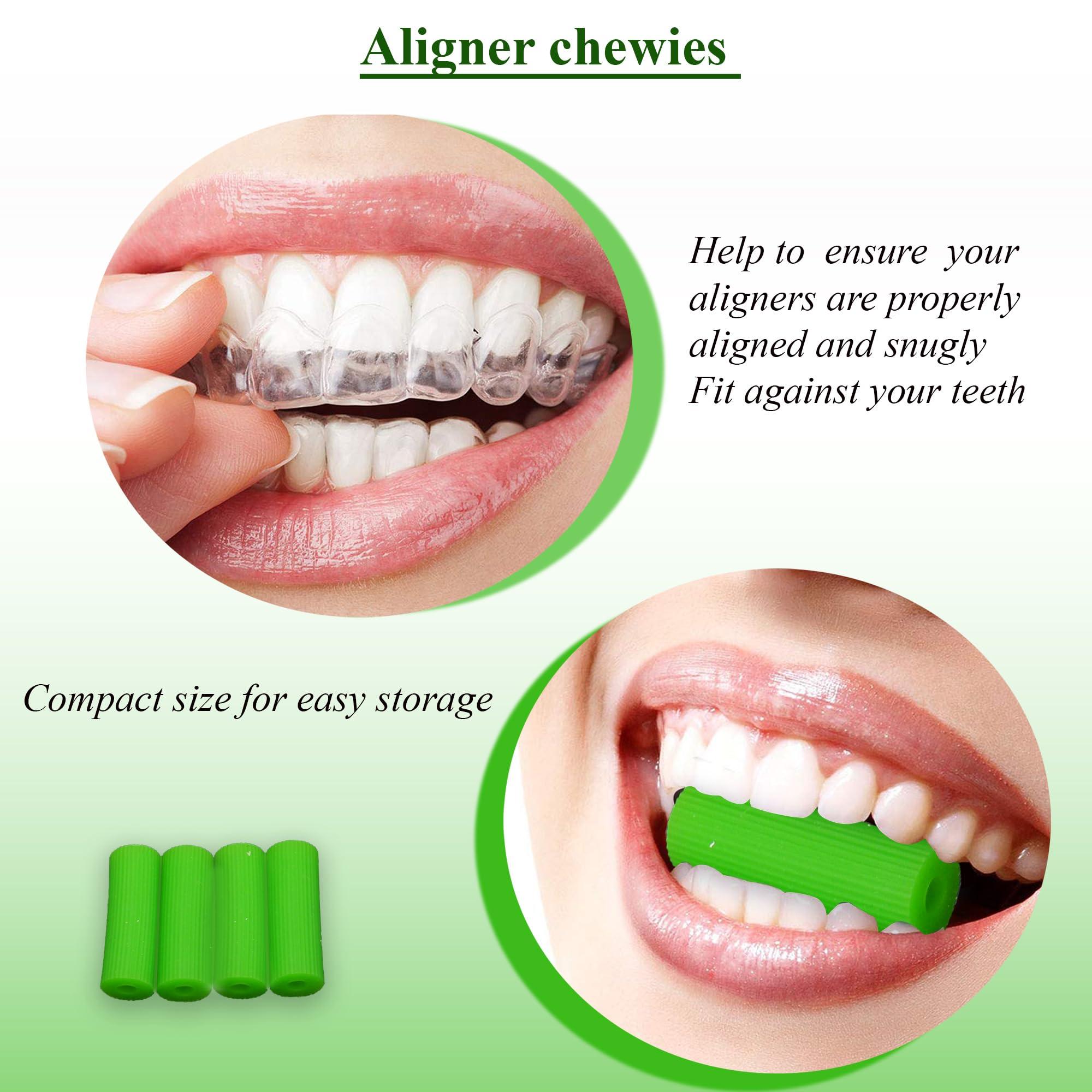 Dentosmile Dentosmile Chewies Seater in Mint Green Colour for Invisalign Aligner Chompers Trays