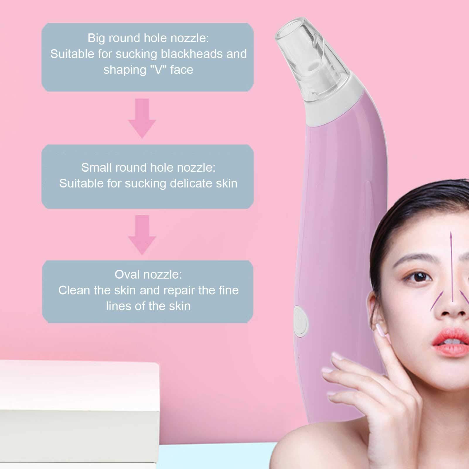 Topiky Pore Cleaner, Blackhead Removal Device, Blackhead Extractor Tool Black Heads Removal Tool Face Cleaning Machine Blackhead Remover for Men Women Home