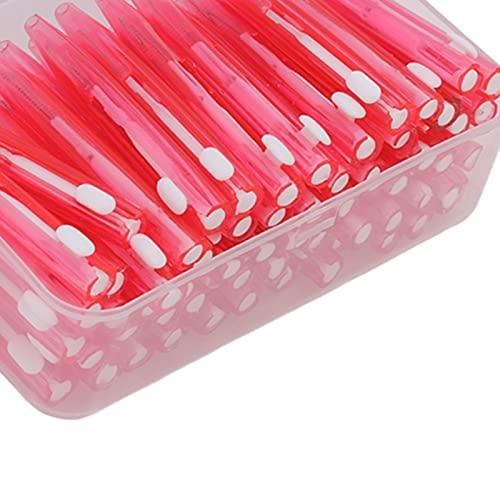 FAYY Interdental Brush, 60Pcs Braces Cleaner for Orthodontic Care for Children (Pink)