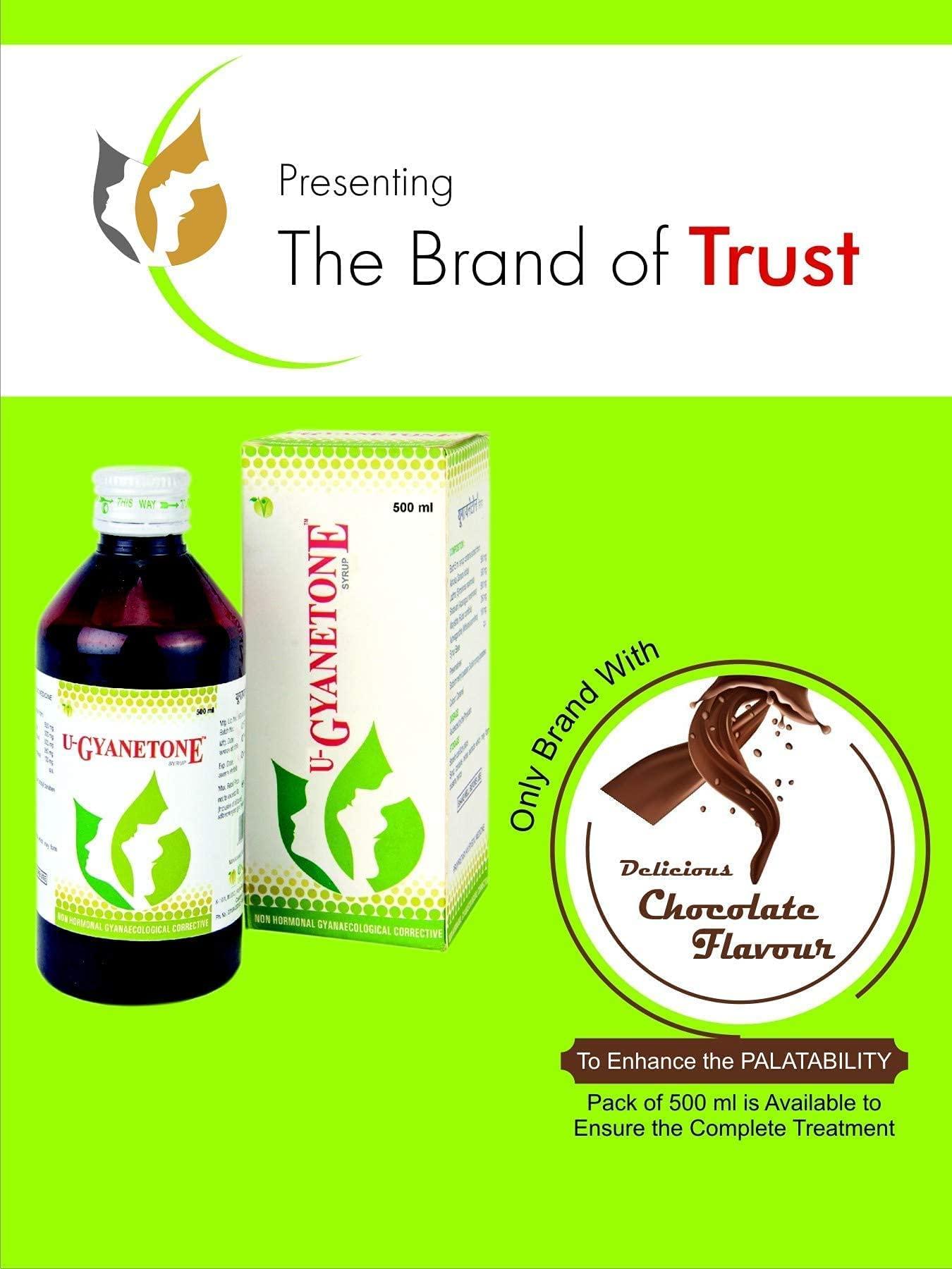 UNIJULES LIFE SCIENCES LIMITED UNIJULES LIFE SCIENCES LIMITED U-Gyanetone Syrup With Chocolate Flavour - Gynaecological Corrective | Pcos Management (200 Millimetre) - Liquid