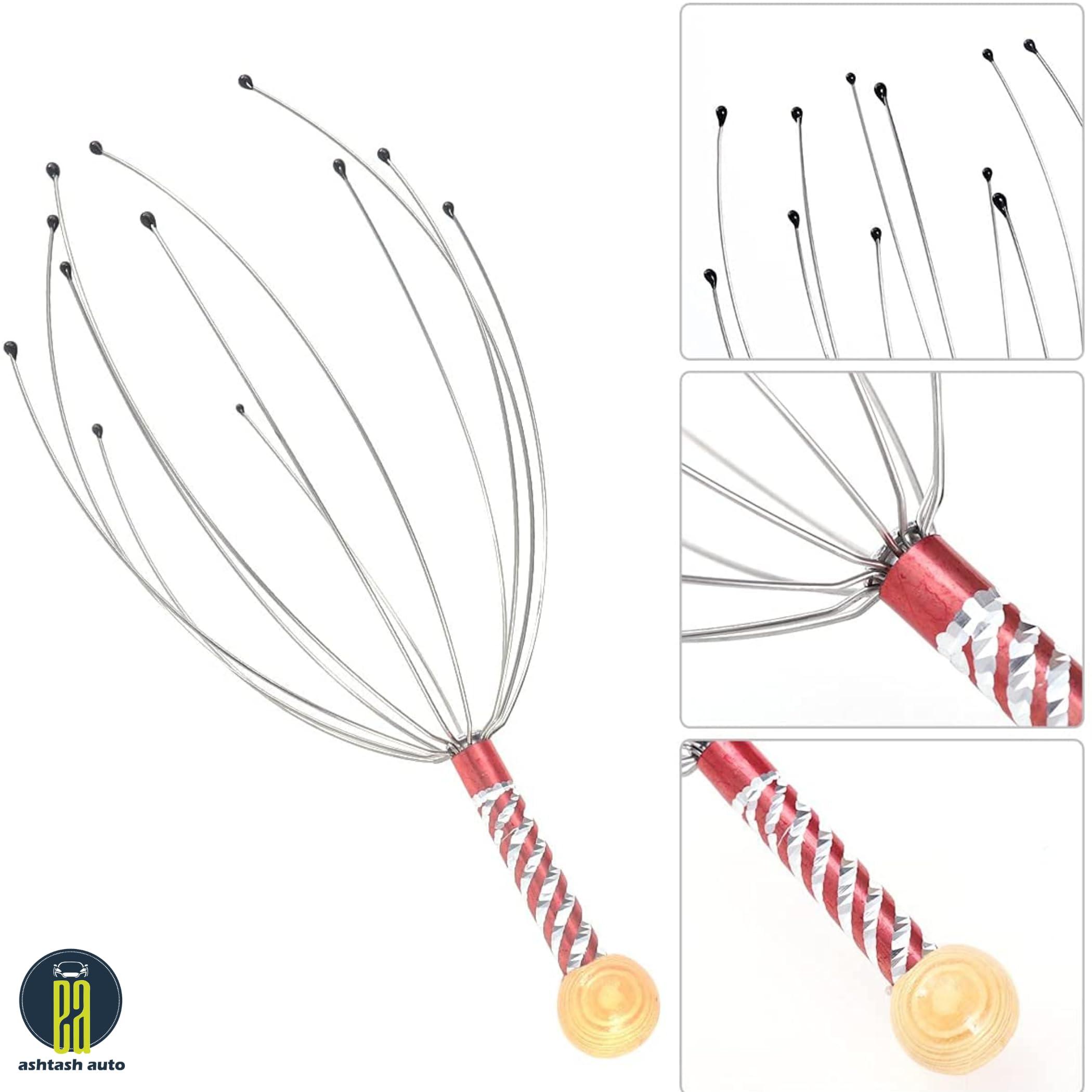 ASHTASH AUTO Ashtash Auto Head Massager Scalp Scratcher | Hand Held Scalp Massager for Pain Relief, Hair Growth & Relaxation | Octopus Scalp Pointer