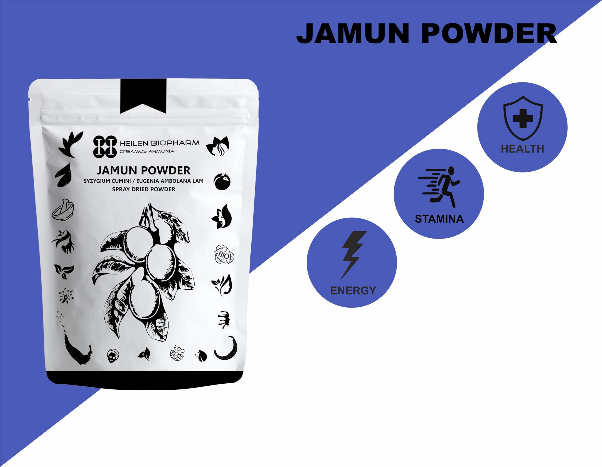 HEILEN BIOPHARM Heilen Biopharm Jamun (Eugenia Jambolana Lam/Syzygium Cumini) Powder For Healthy Nutrition - 800 g Pack of 1