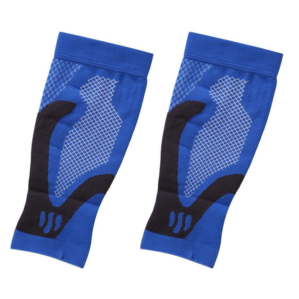 Generic LOSA 2X Sports Calf Compression Sleeves Shin Splint Support Compression Braces XL