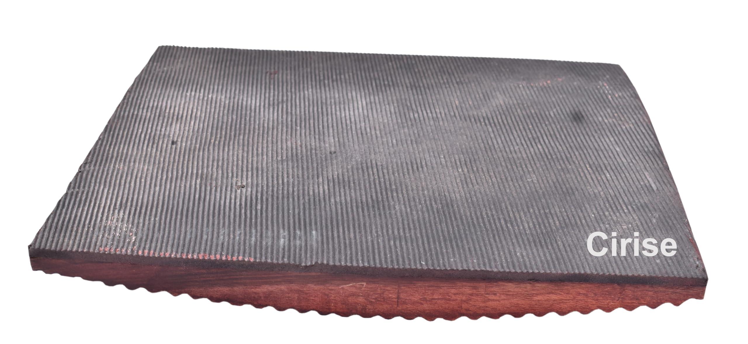 Cirise Cirise Engineered Wood Acupressure Mat Foot Massager (30CM X 29CM X 2.5CM Brown) II for Pain Stress Relief Blood Circulation Body Care Fitness