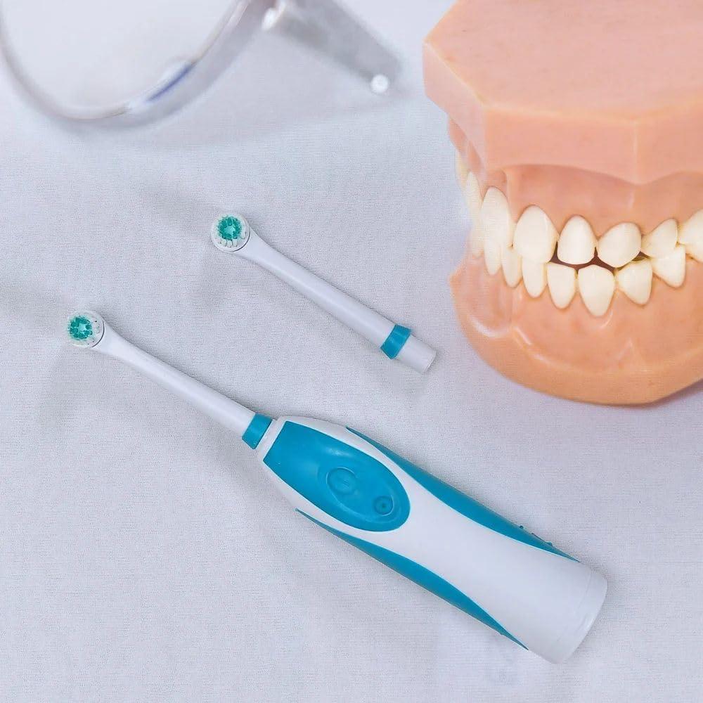 Cospex Cospex Electric Battery Operated Toothbrush, Deep Cleansing Toothbrush, Electric Toothbrush for Adults and Teens (Multicolor)