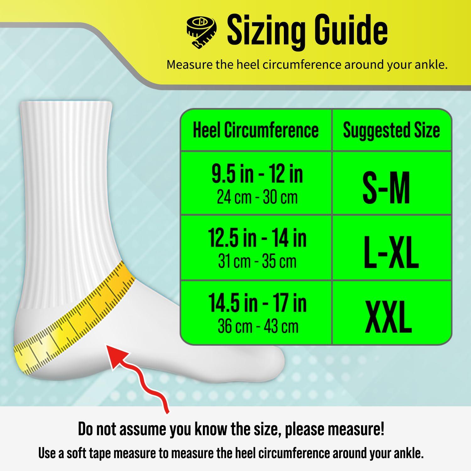 BLITZU Plantar Fasciitis Sock Leg & Foot Supports Planters Faciatias Heel Support Compression Foot Sleeves Toeless Compression Socks Swollen Ankles and Feet Treatment Nano Socks for Women Green S-M