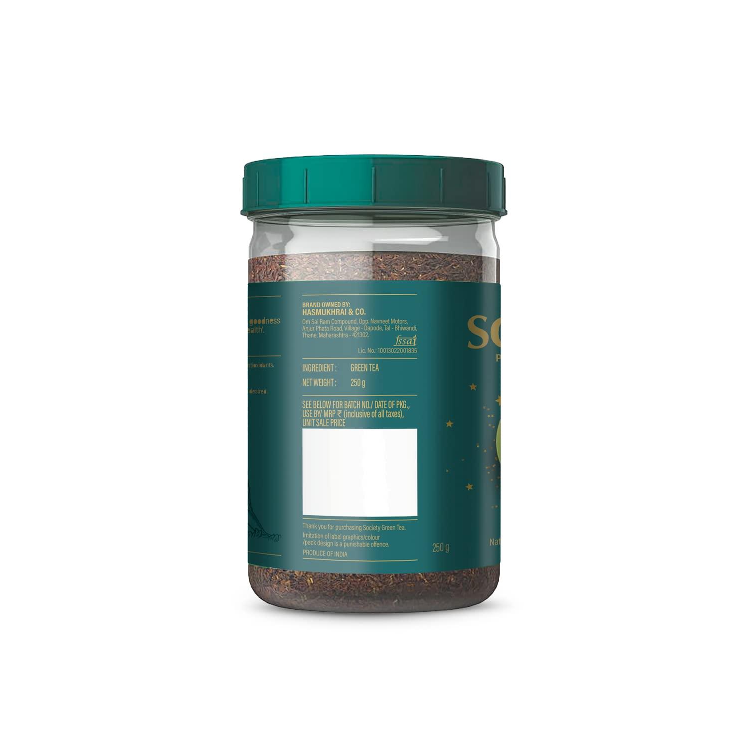 Society Tea Society Tea Leaf Tea, 1 Kg & Society Premium Green Tea 250G Jar