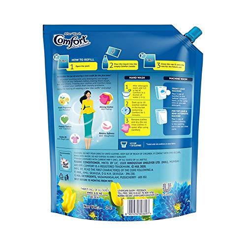 Comfort Comfort After Wash Morning Fresh Fabric Conditioner Pouch - 2 L & After Wash Fabric Conditioner Pouch - 2 l Combo
