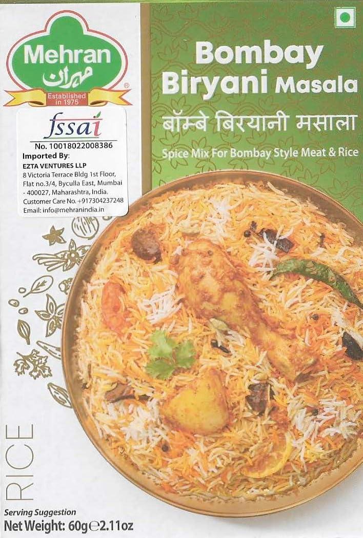 Mehran Mehran Bombay Biryani Masala Powder, 65 Gm (Pack Of 4)