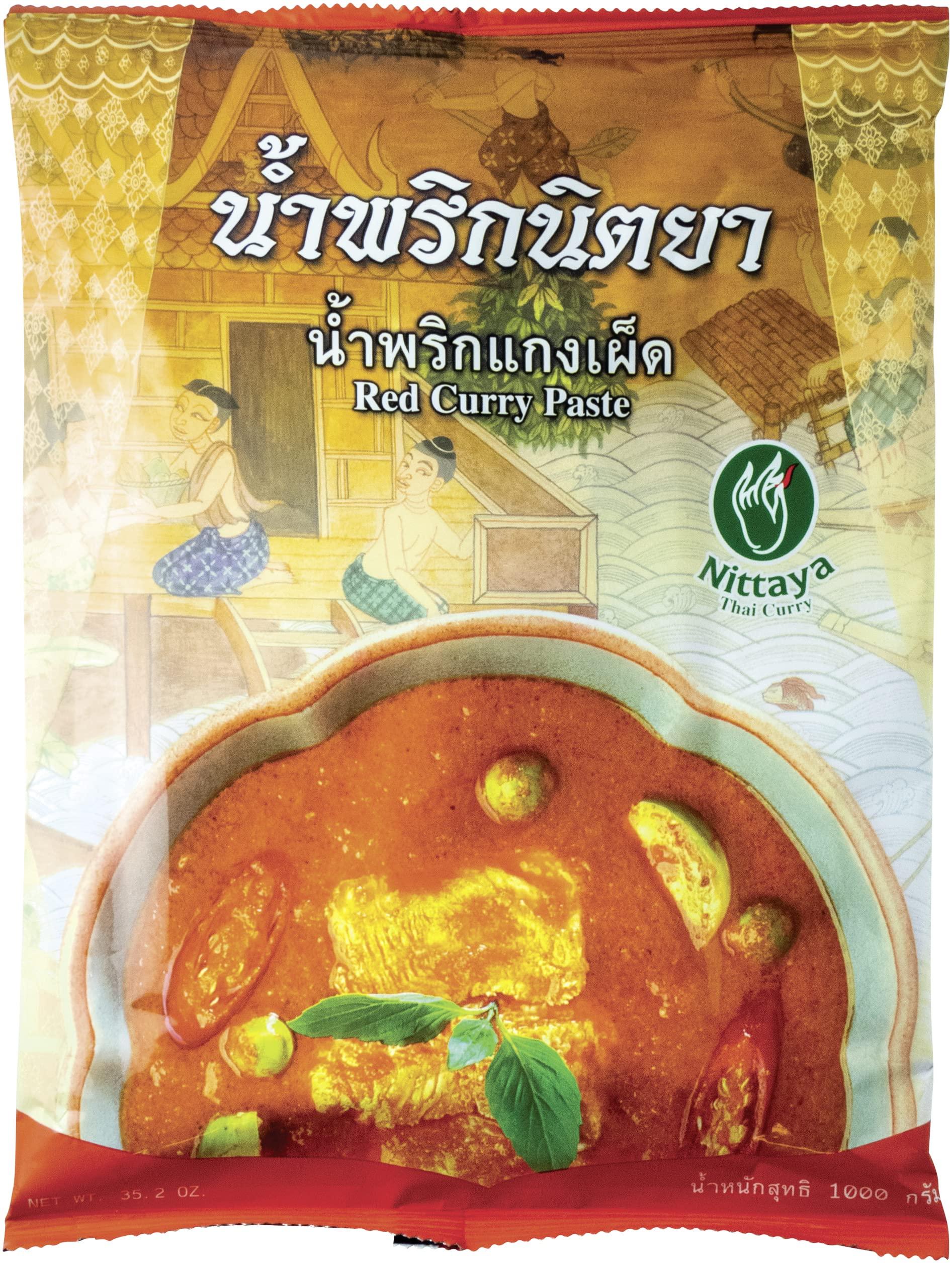 Nittaya Thai Curry Nittaya Thai Curry Red Curry Paste, 1000 g