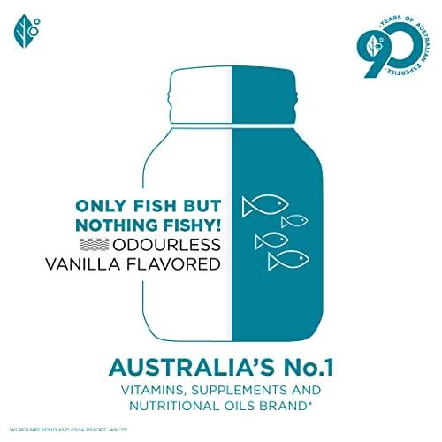 Blackmores Blackmores Odourless Omega 3 Fish Oil 1000mg | Australia's Most Trusted Brand | Supports General Health & Skin Health | No Fishy After-Taste| Pack of 30 Capsules for Men and Women