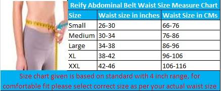 Reify Reify Abdominal Belt after delivery Tummy Reduction Trimmer Belly Slimming Binder for Women post pregnancy care (XXL, Beige)