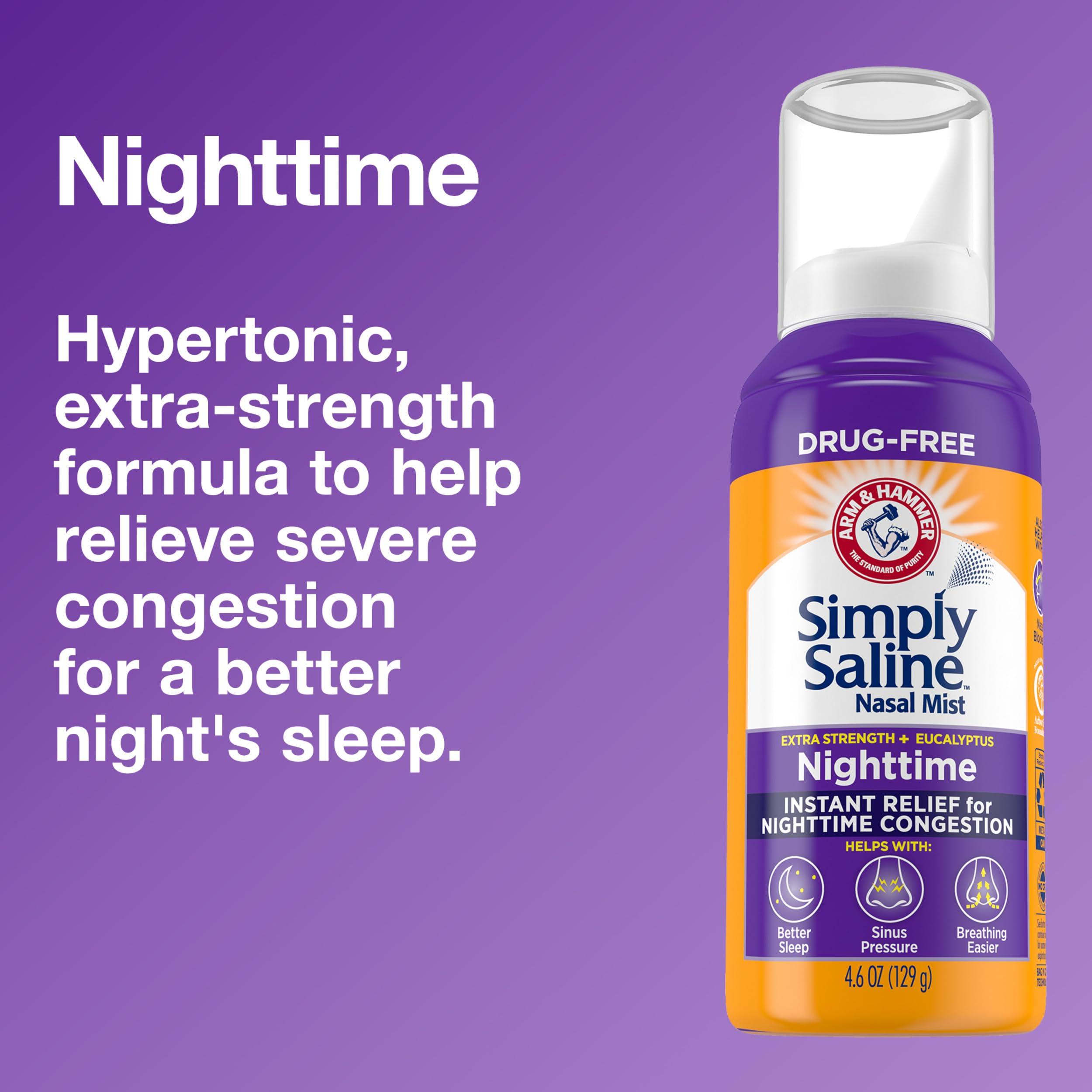 Arm & Hammer Simply Saline Plus Extra Strength Nighttime Formula Nasal Mist