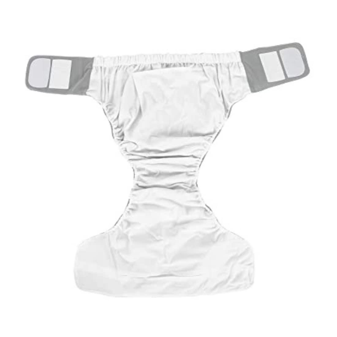 Salma's Tinytots Salma\'s Tinytots Adjustable, Washable, Reusable Diapers for Adult, Bedwetting Incontinence underwear, Protector & Underpad For Men, Women & Adult cloth diapers Comes With Organic Cotton Insert Size XL