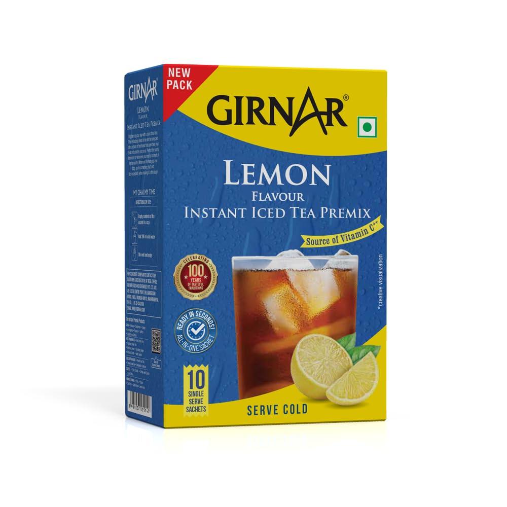 Girnar Girnar Instant Premix Iced Tea - Lemon Flavour (5 Sachets)