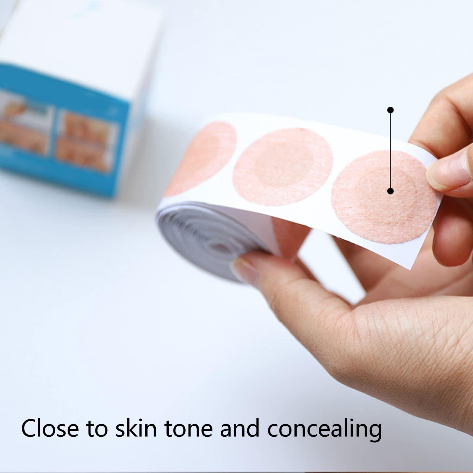 JAWL Men Nipple Covers, Adhesive Painless Removal Men Chest Patches Breathable For Running (Skin Color)