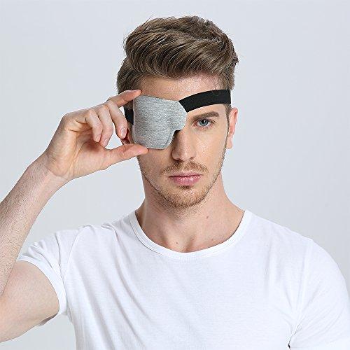 FCAROLYN 3D & Right Eye: Fcarolyn 3D Eye Patch(Gray) (Right Eye)