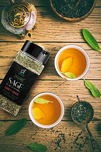LEANBEING Leanbeing- Sage Seasoning (50g) | Crushed sage leaves | Improves blood sugar level | Promotes healthy skin | Sage tea leaves