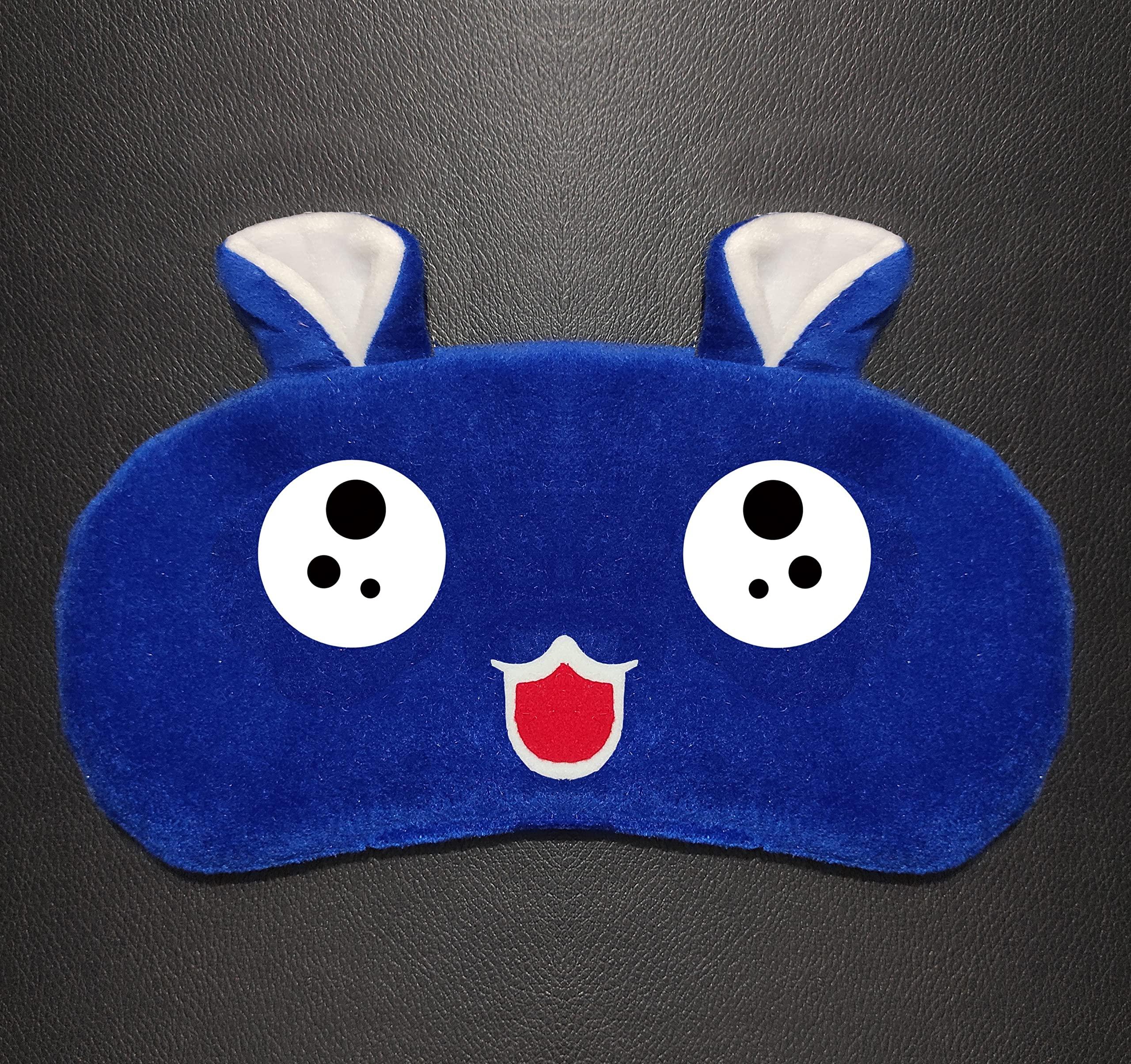 JUZZII JUZZII™ Velvet Cute Doll Sleeping Blindfold Eye shade Mask for Men Women Girl Boy M.No.75-76