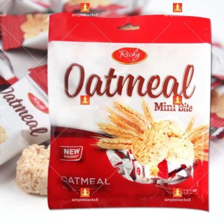 Generic Richy Oatmeal Mini Bites Oats and Cereal Flakes Mini Chocolate 250g (Imported)