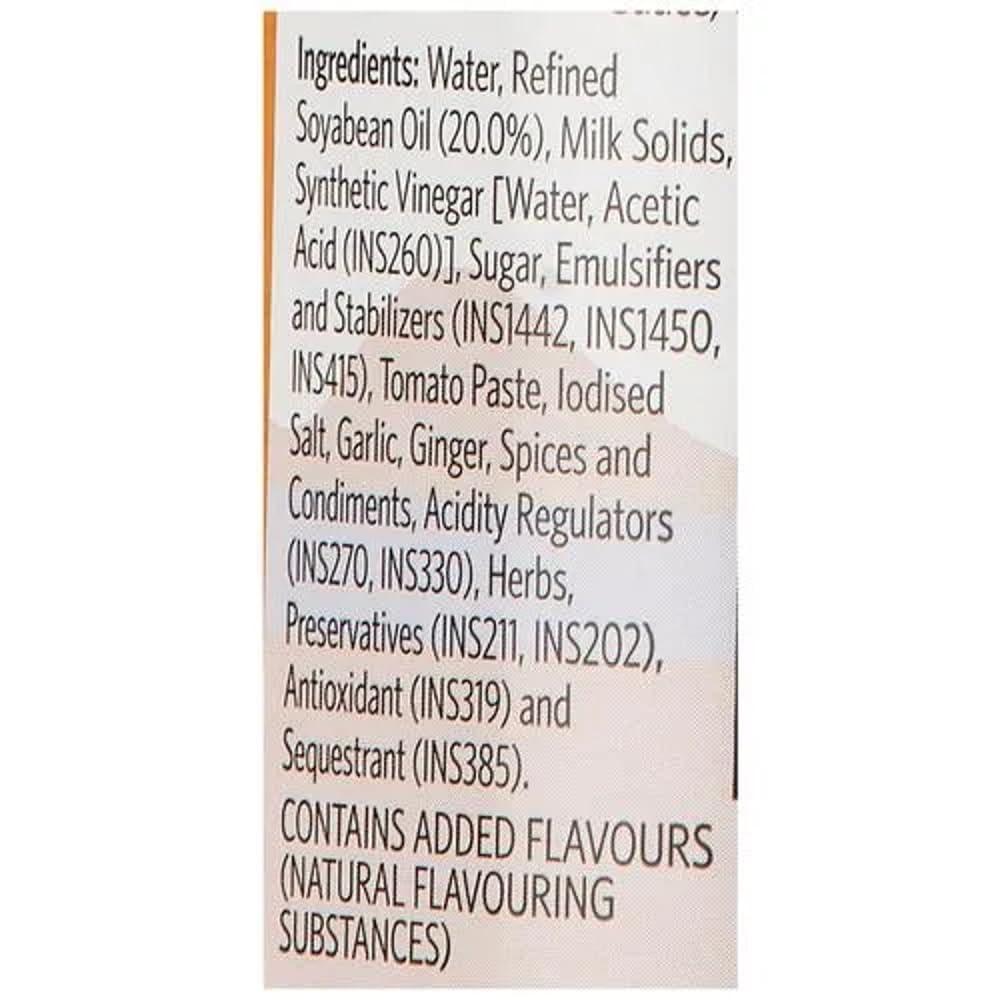 VEEBA Veeba Tandoori Mayonnaise, 250g Pet Bottle