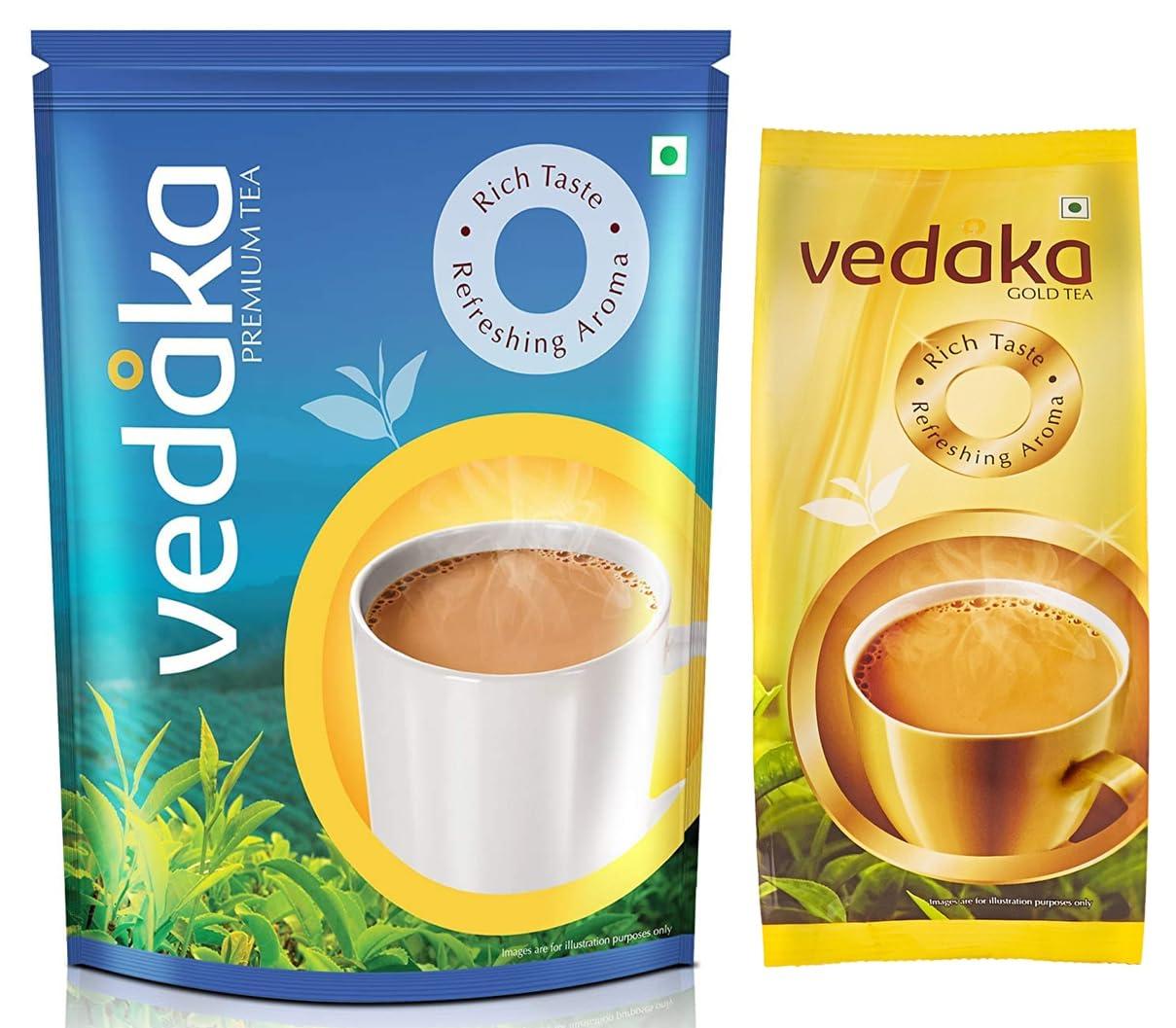 Vedaka Vedaka Premium Tea, 1kg + Vedaka Gold Tea, 500g