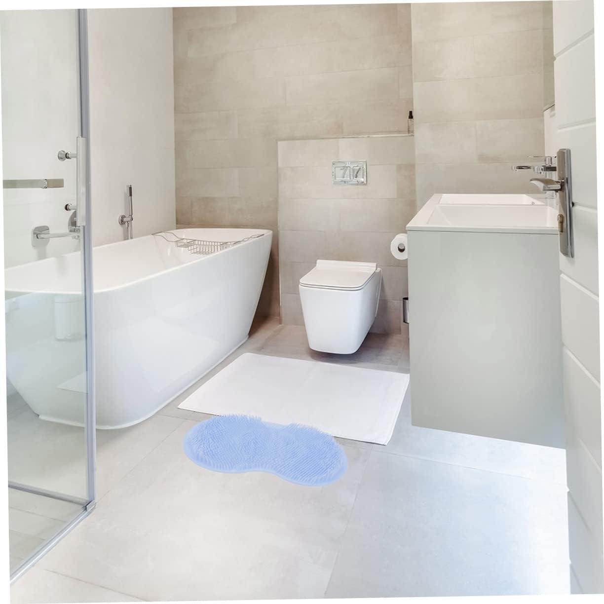 Anayu store Anayu store (1Pcs) Artifact Shower Foot Rest for Shaving Legs Foot Scrub Foot Massage Scrubber Shower Foot Massager Pad Shower Back Brush Shower Foot Cleaner for Unisex.