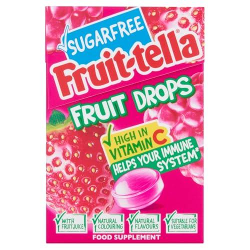 Fruit-tella Fruit-Tella Sugar Free Fruit Drops Red Berry Mix Pouch, 45 g