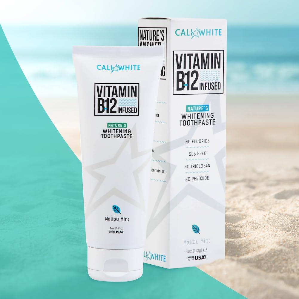 Cali White Cali White B-12 Infused Teeth Whitening Toothpaste