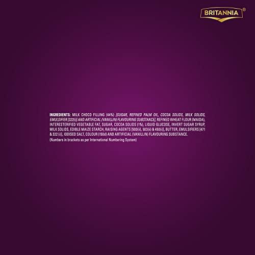 Britannia Britannia Pure Magic Chocolush, 300g, with extra crunchy biscuit and gooey choco-filling, Pack of 2