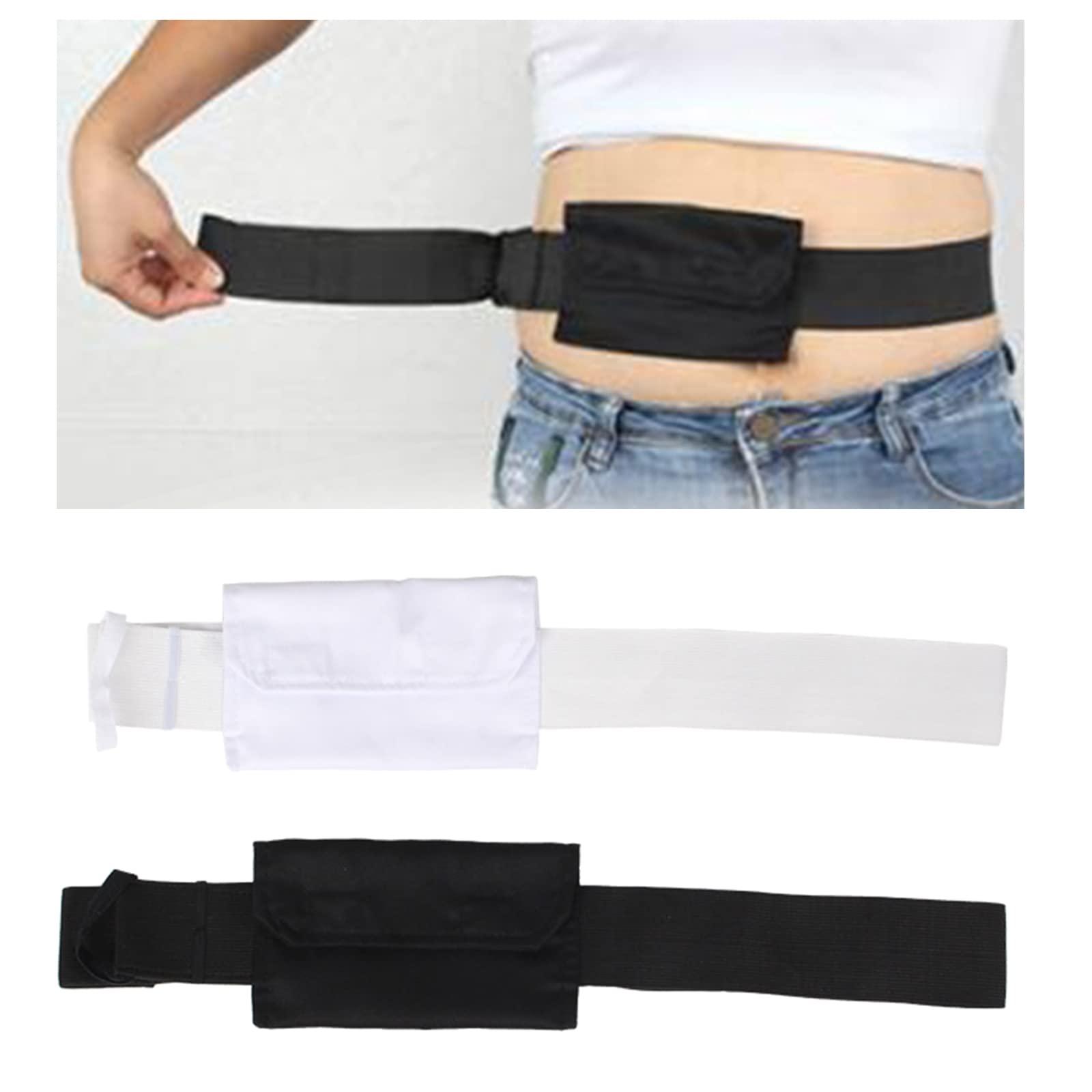 MYADDICTION MYADDICTION Feeding Tube Belt G Tubes Catheter Holder Peritoneal Dialysis Peg Waist Belt White