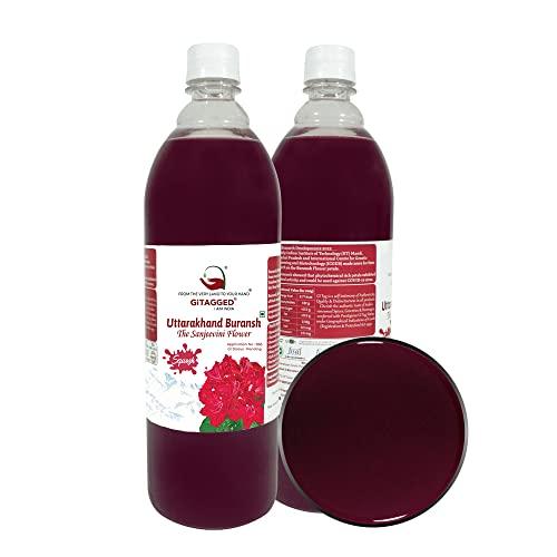 GITAGGED Uttarakhand Buransh SQUASH (The Sanjeevini Flower) – 1Litre GiTAGGED®
