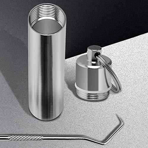 AIXING Portable Toothpicks Stainless Steel Tooth Pick Sticks Pocket Toothpick with lder for Teeth Cleaning & Teeth Care 3 Types