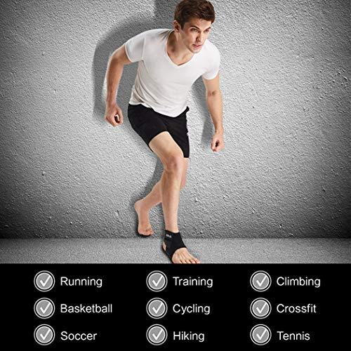 Cotill Cotill Ankle Support for Men and Women - Neoprene Breathable Adjustable Ankle Brace Sprain for Running, Basketball by