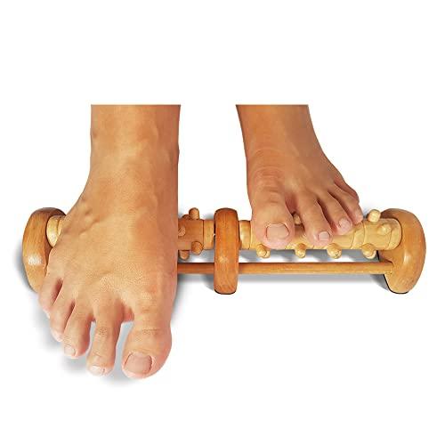 TheraFlow TheraFlow Deep Tissue Acupressure Foot & Heel Massager Roller (Dual Foot) - Reflexology Tool For Myofascial Release & Trigger Point Acupressure